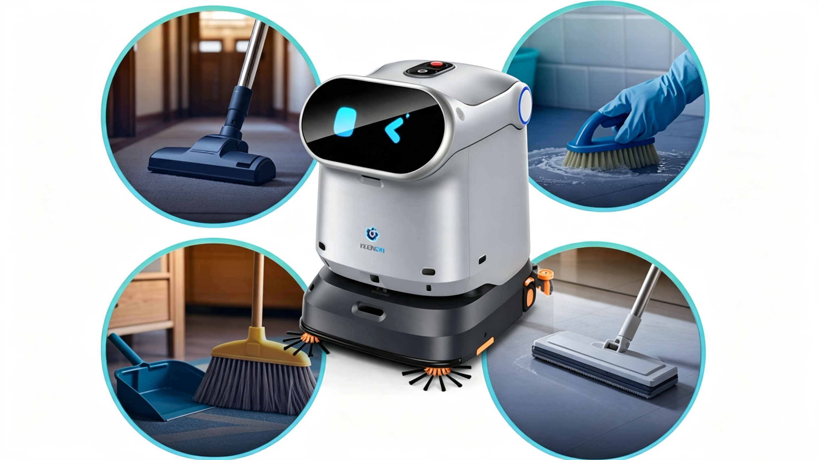 All-in-one cleaning robot